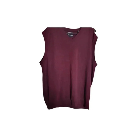 bolle Other - Bolle Mens 100% Fine Pima Cotton‎ Burgundy Golf Vest Size XL